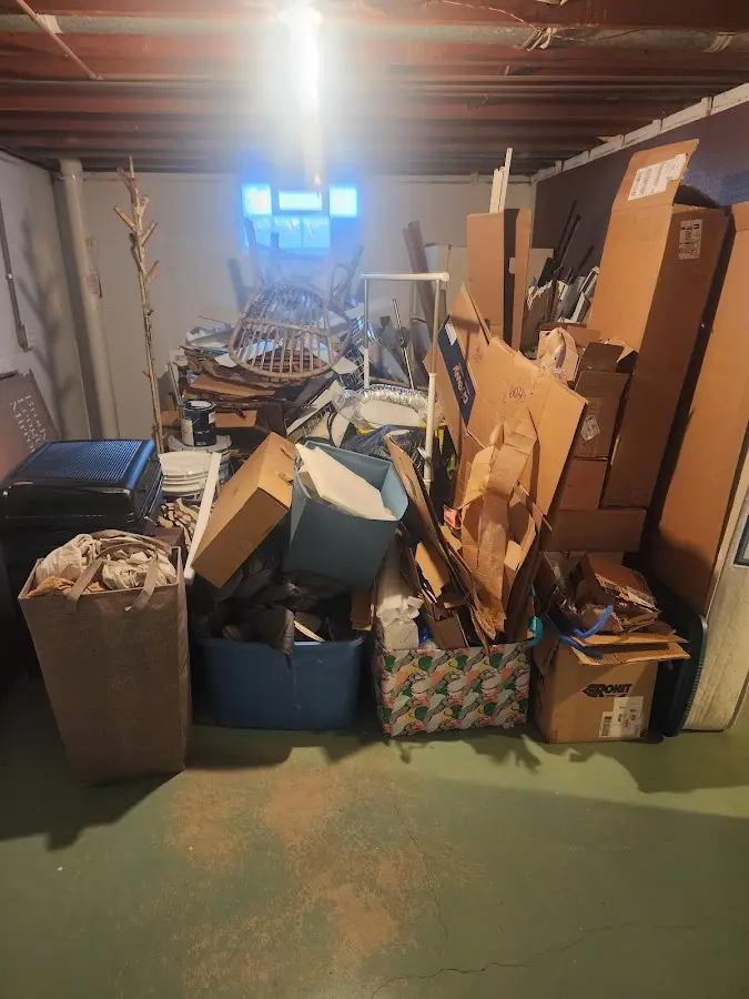 Roll-off dumpster container at job site for Yard Waste Dumpster Rental in Chico